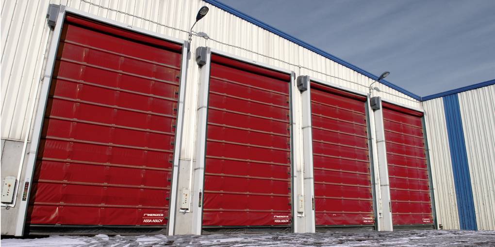 Installation Porte souple rapide Miramas Enduro 5 Trekking Nergeco Miramas structure et mécanismes multicomposite