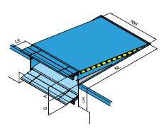 Equipement de quai industriel Niveleur hydraulique à lèvre télescopique segmentée Miramas
