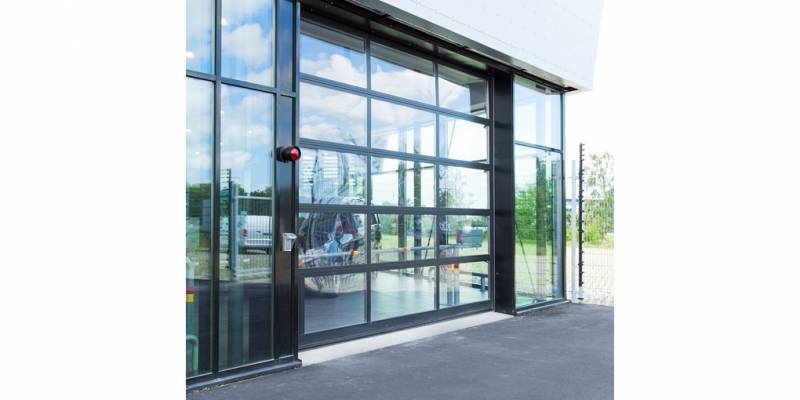 Dépannage de portes sectionnelles industrielles vitrées ASSA ABLOY en Avignon